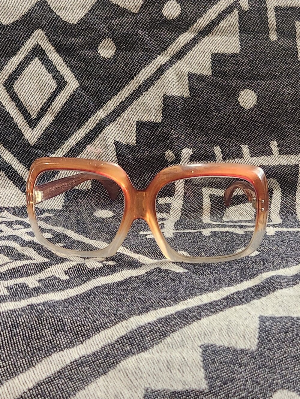 Vtg Renauld Oversized Butterfly Designer Glasses France Retro Glam Frames Go-Go
